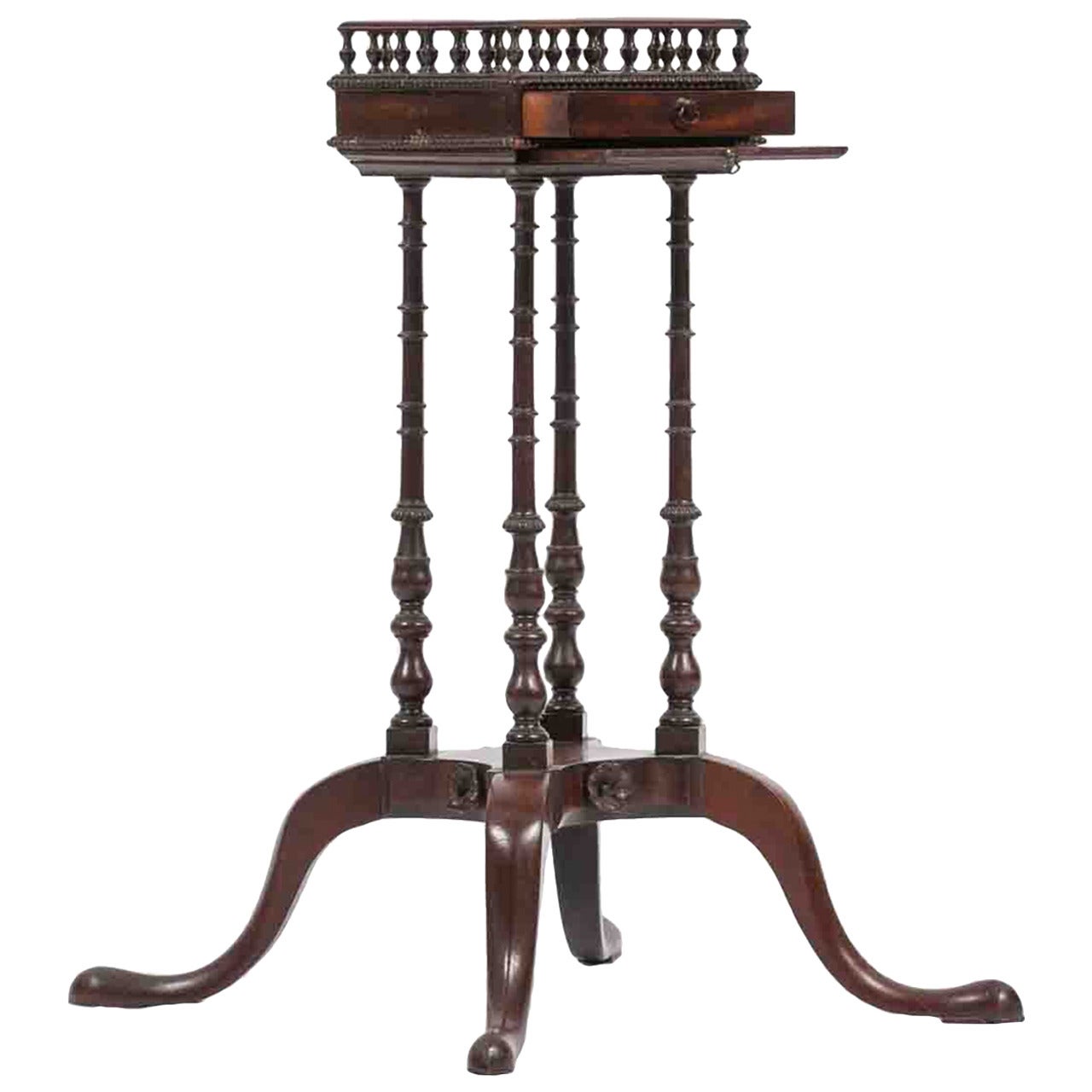 18th Century George II Chippendale Style Kettle Stand For Sale