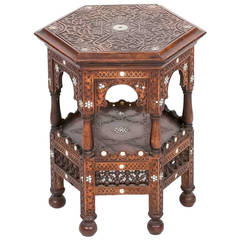 19th Century Regency North African Mahogany Occasional Table 10