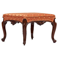 19th Century Regency Mahogany Stool 4