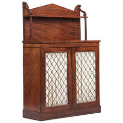 19th Century Regency Mahogany Chiffonier 9