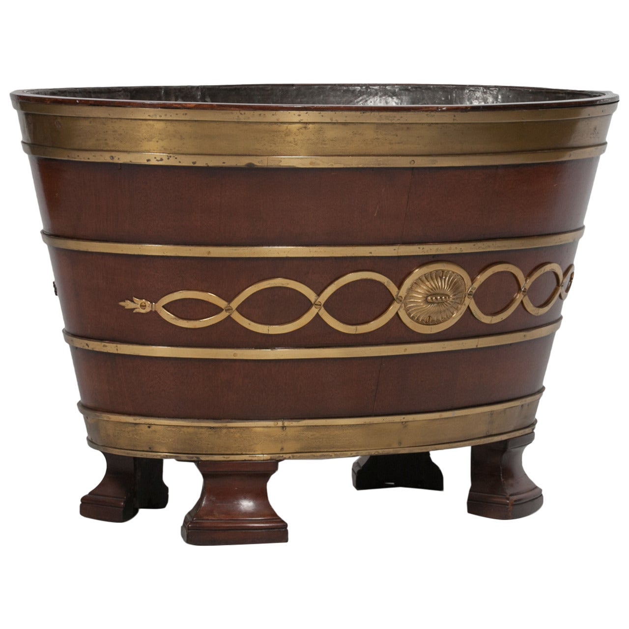 Early 19th Century Mahogany Wine Cooler For Sale at 1stDibs