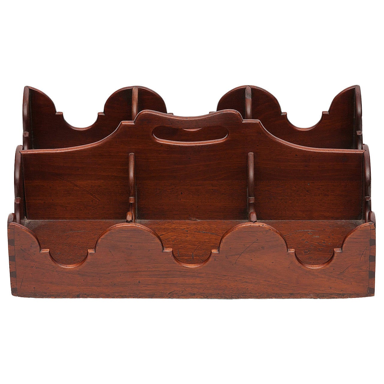 19th Century Mahogany Bottle Holder