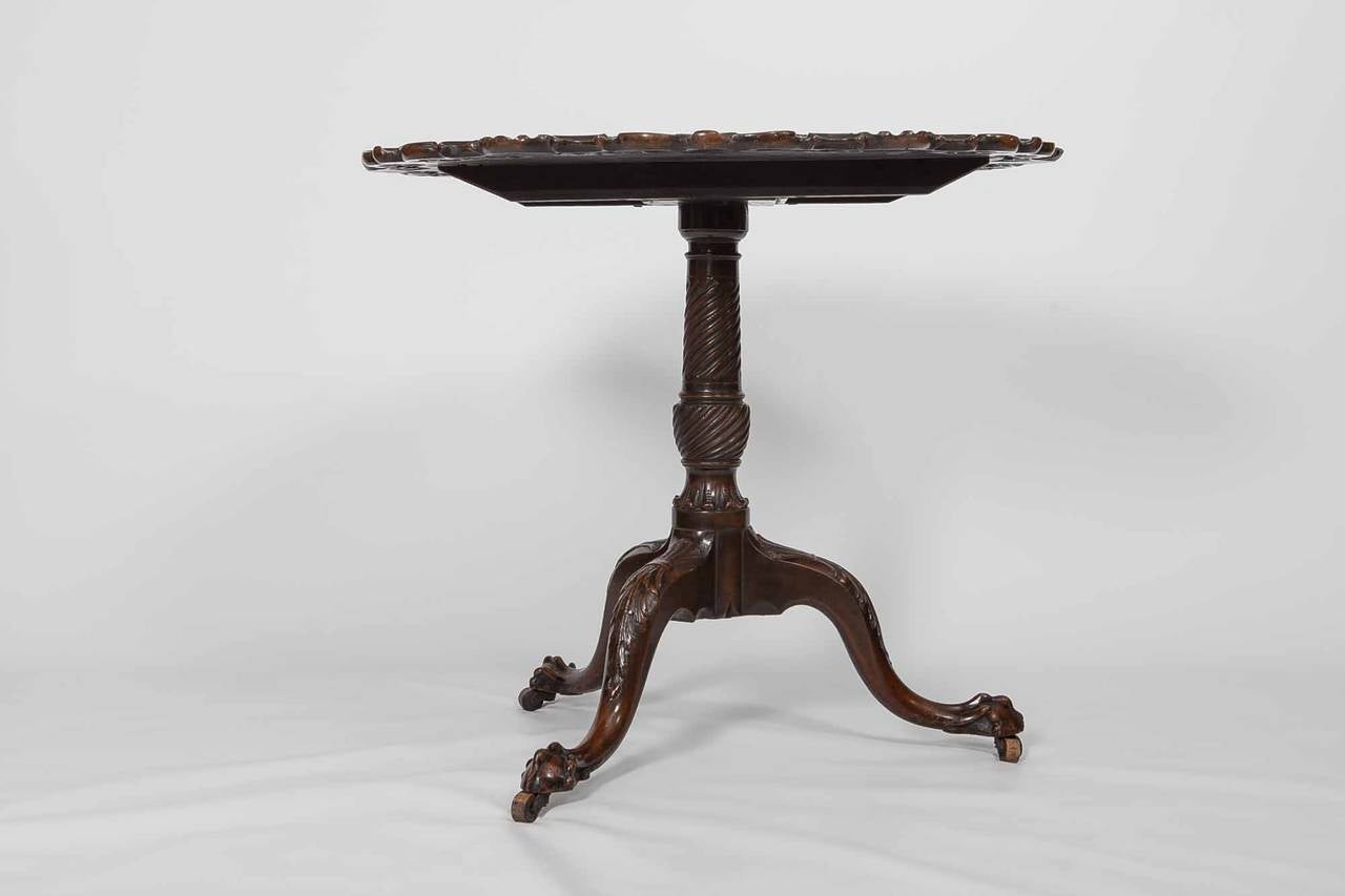 Early 19th Century George III Mahogany Occasional Table For Sale 1