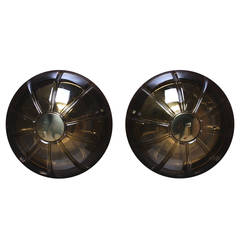 Austrian Smoked Glass Flush Mount Fixtures