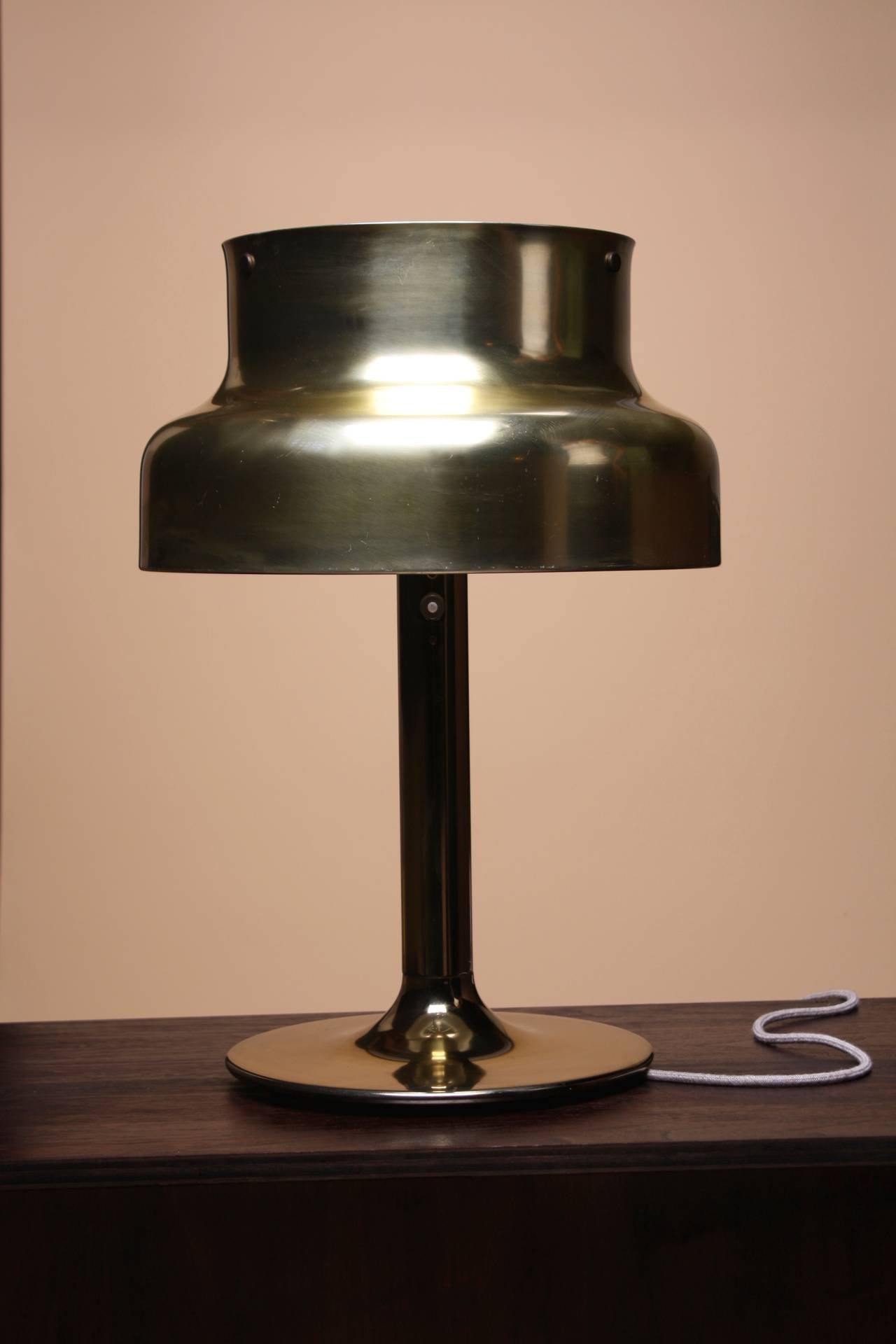 Mid-Century Modern Brass Table Lamp by Anders Pehrson for Atelie Lyktan For Sale