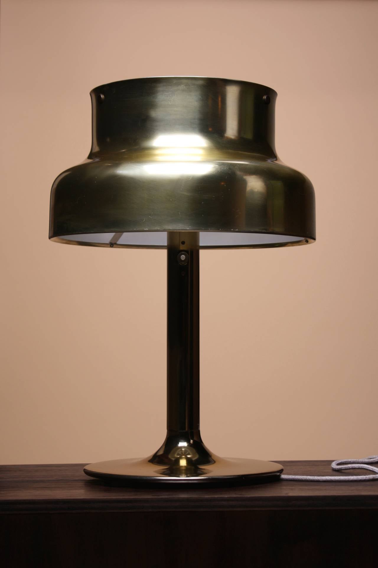 Brass Table Lamp by Anders Pehrson for Atelie Lyktan In Excellent Condition For Sale In Santa Monica, CA