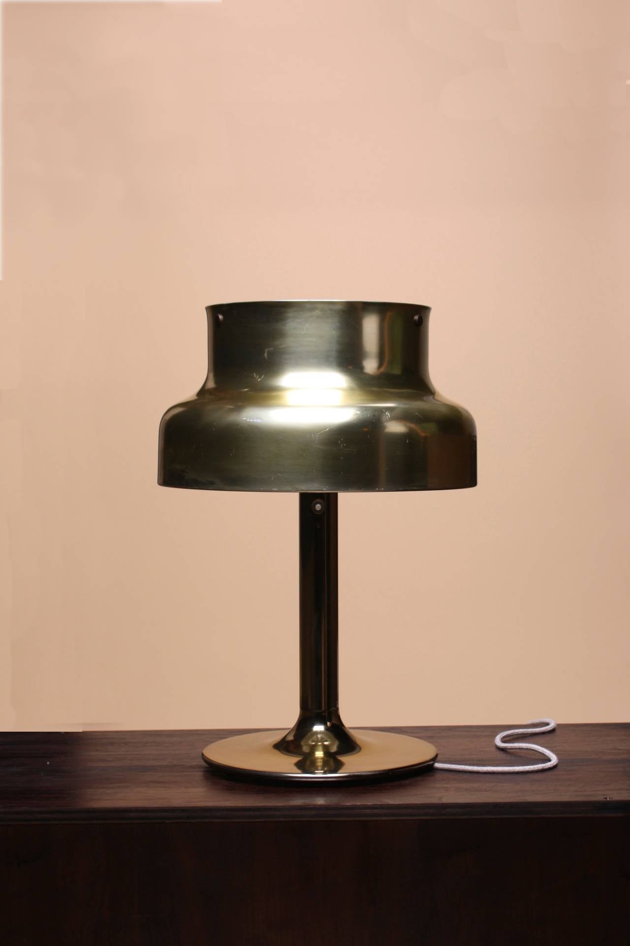 Scandinavian Brass Table Lamp by Anders Pehrson for Atelie Lyktan For Sale