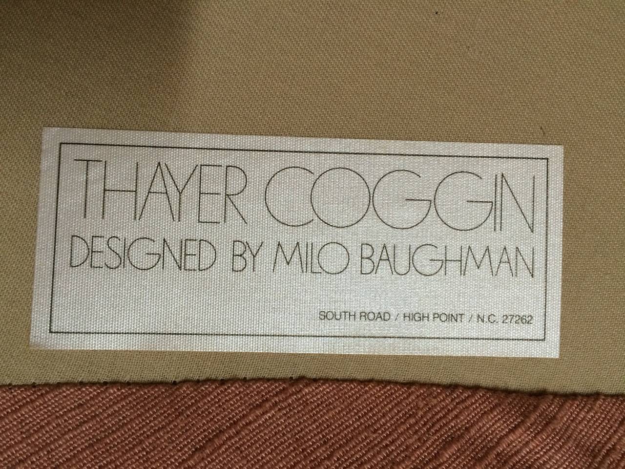 Milo Baughman Curved Sectional Sofa 1