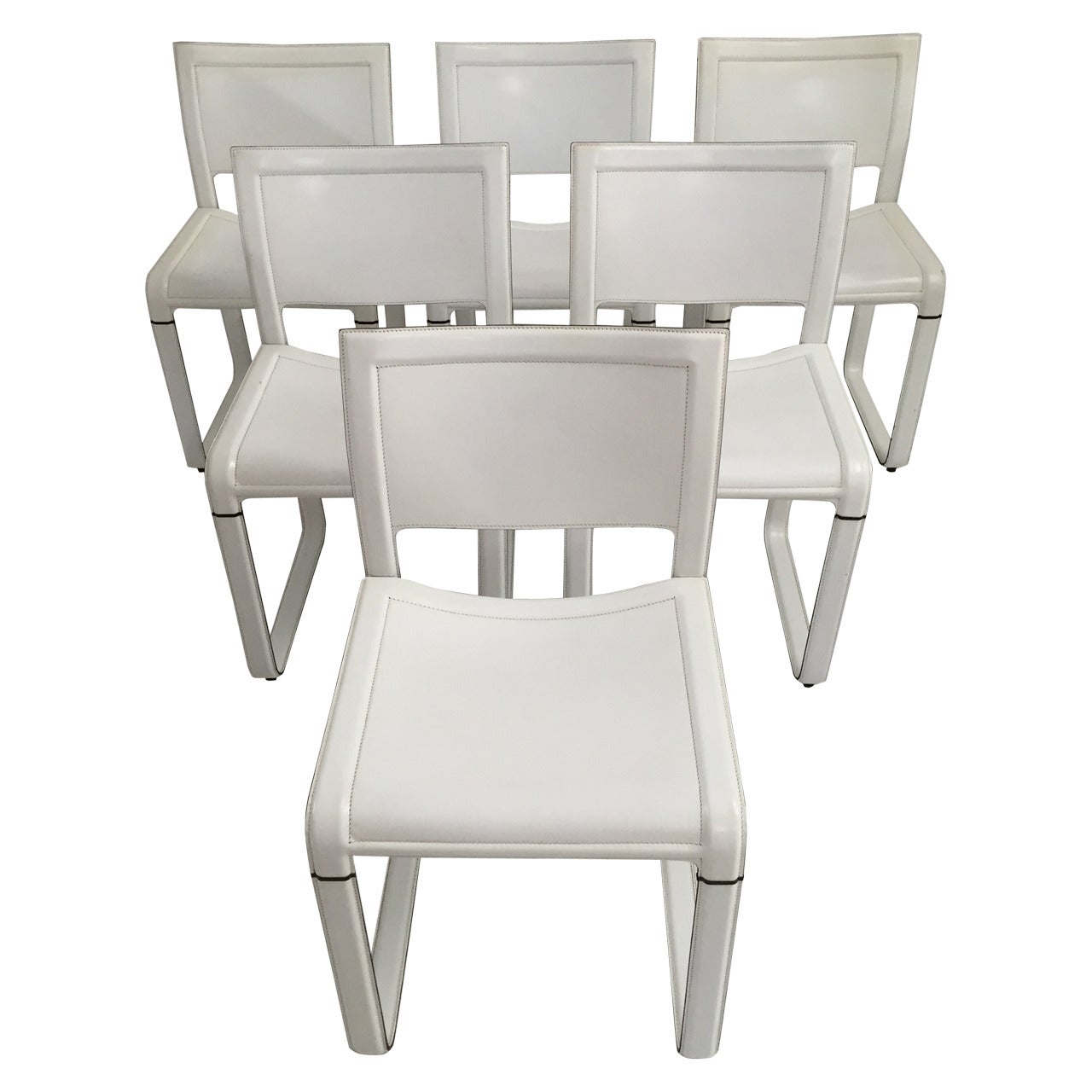 Set of Six Matteo Grassi Dining Chairs