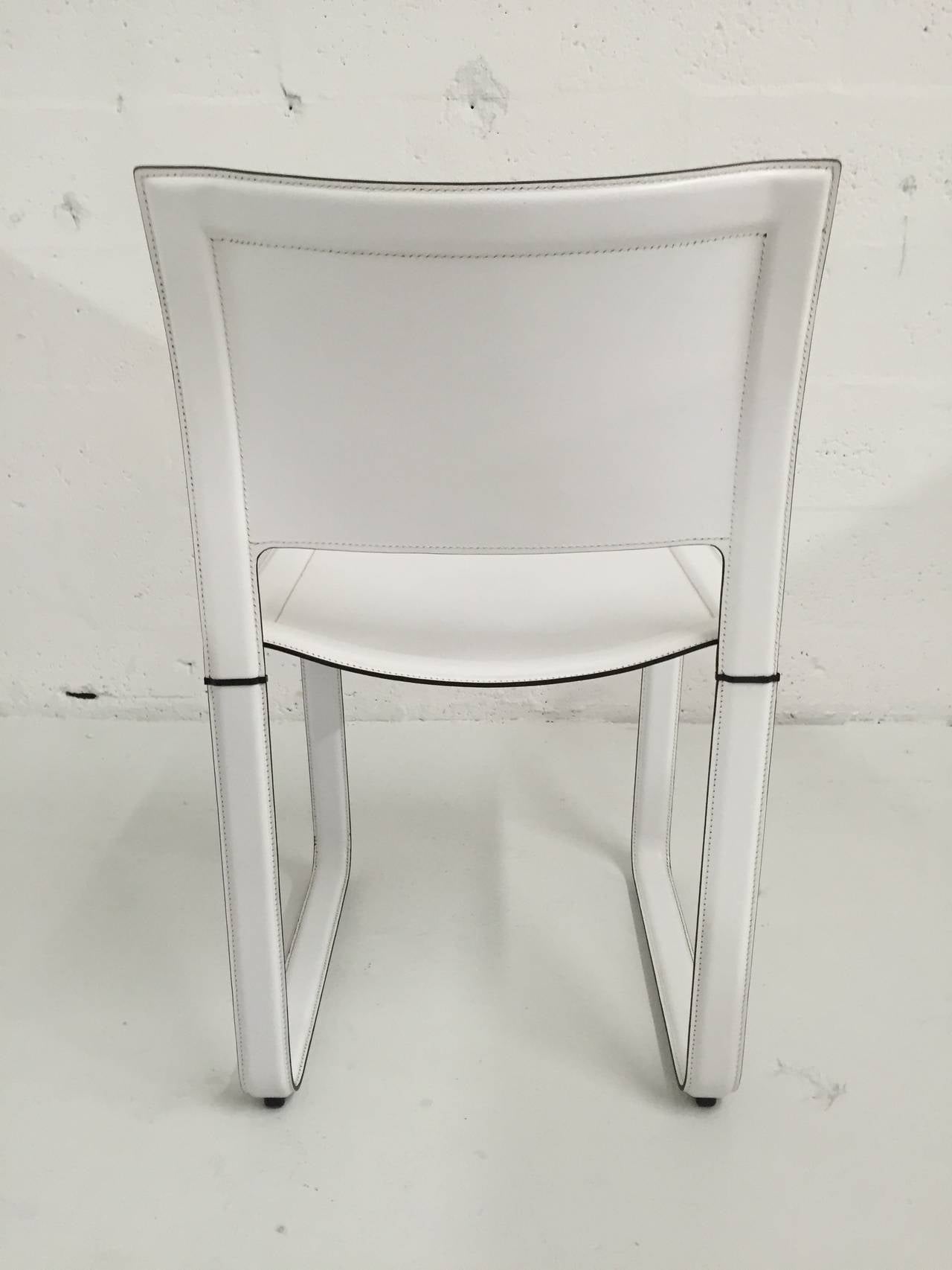 Set of Six Matteo Grassi Dining Chairs In Excellent Condition In Miami, FL
