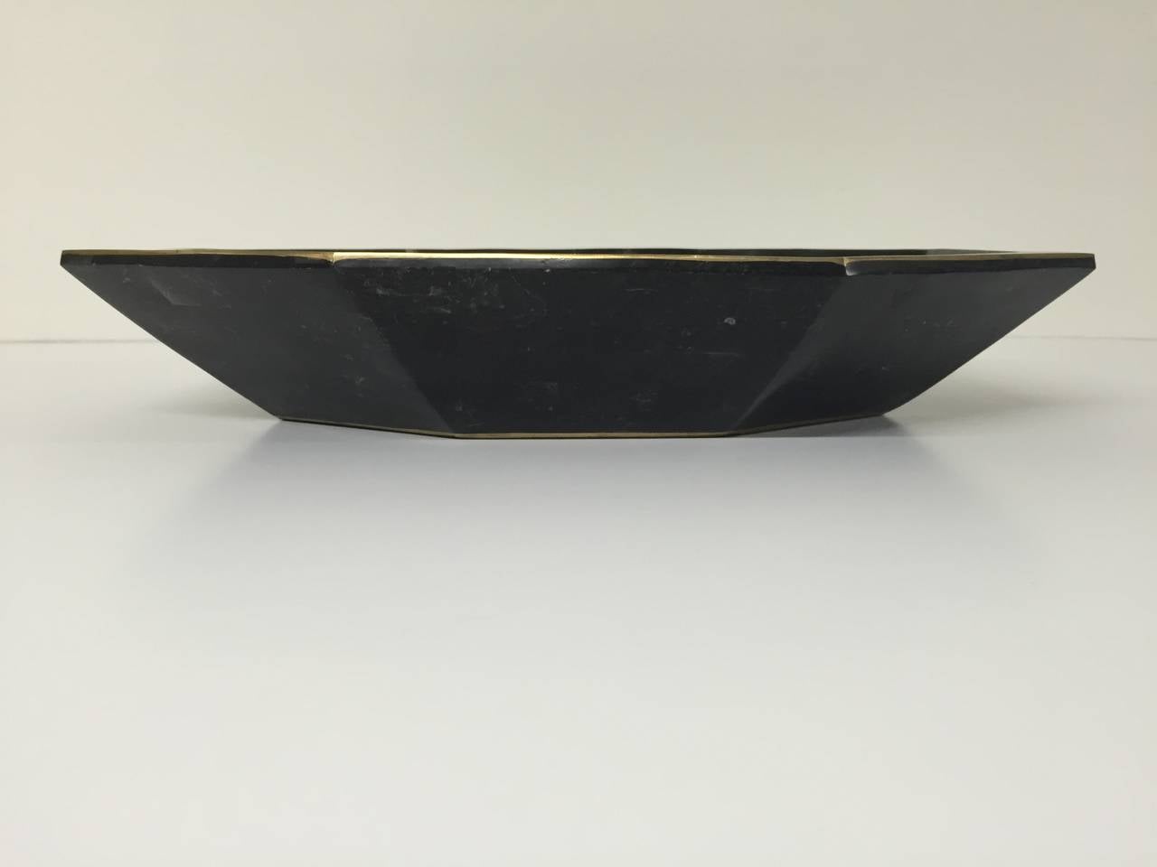 Philippine Maitland-Smith Tessellated Marble Bowl