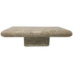 Maitland-Smith Tessellated Marble Coffee Table
