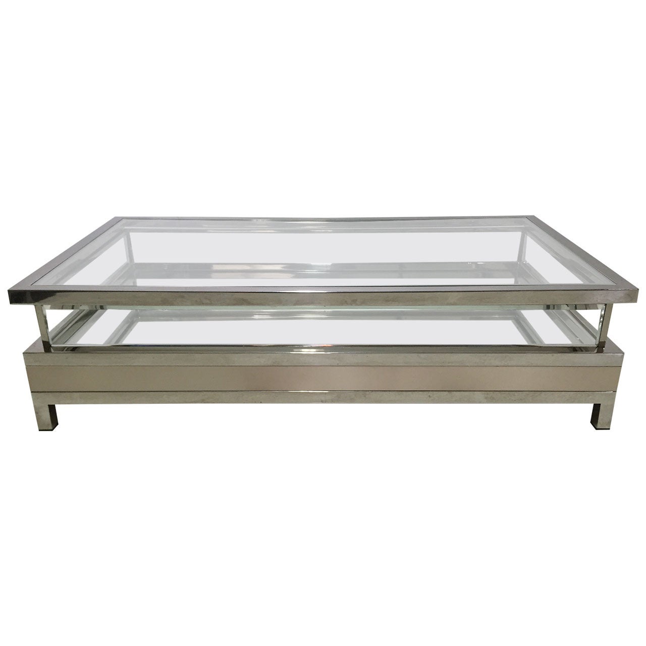 Maison Jansen Coffee Table with Sliding Top