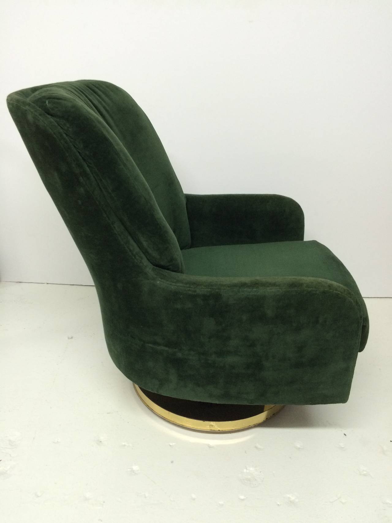 20th Century Original Milo Baughman Swivel Lounge Chair for Thayer Coggin