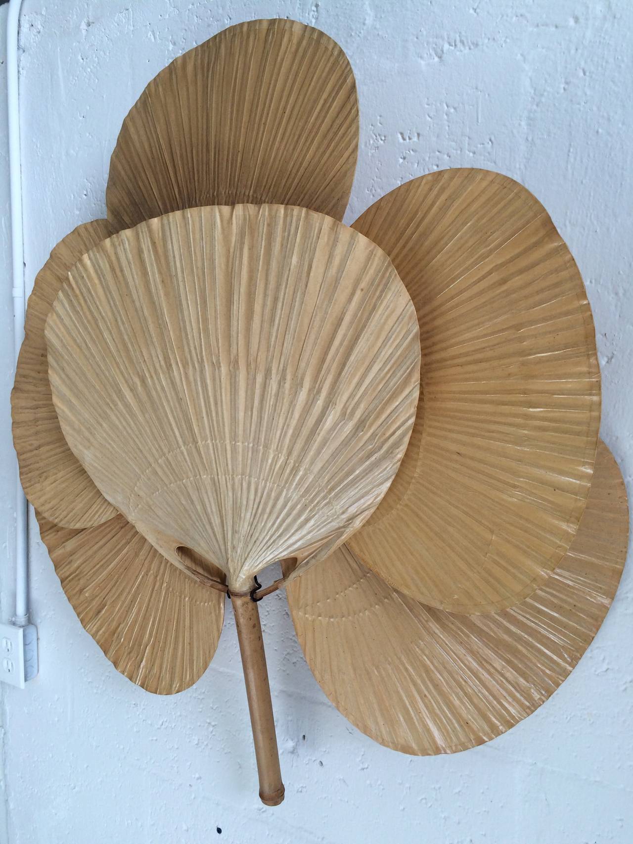 uchiwa wall sconce