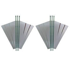 Pair of Art Deco Revival Wall Sconces 6