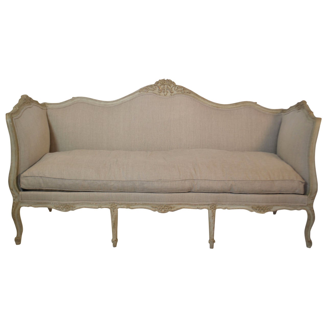 19th Century Louis XV Settee For Sale
