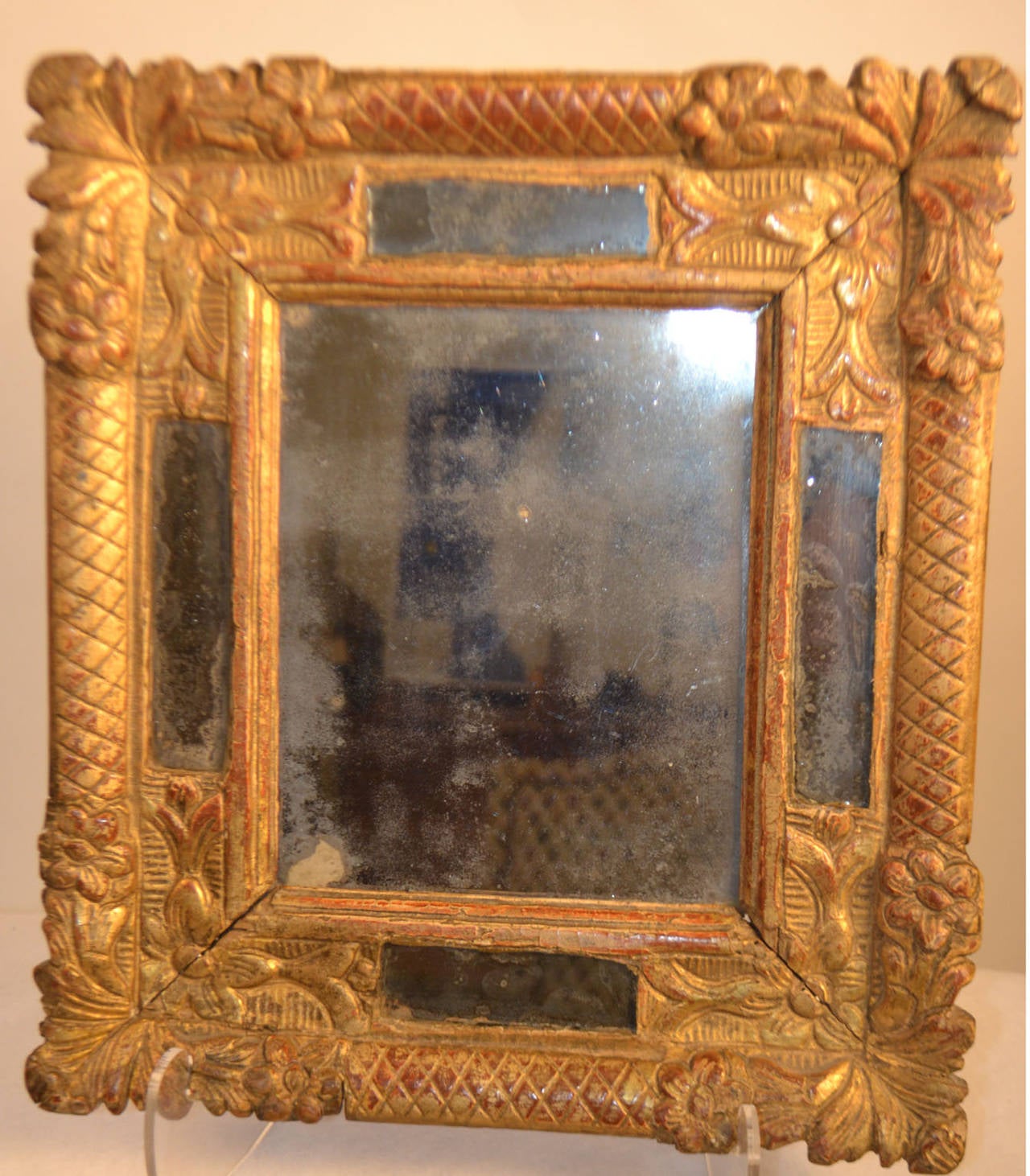European Louis XVI Giltwood Mirror
