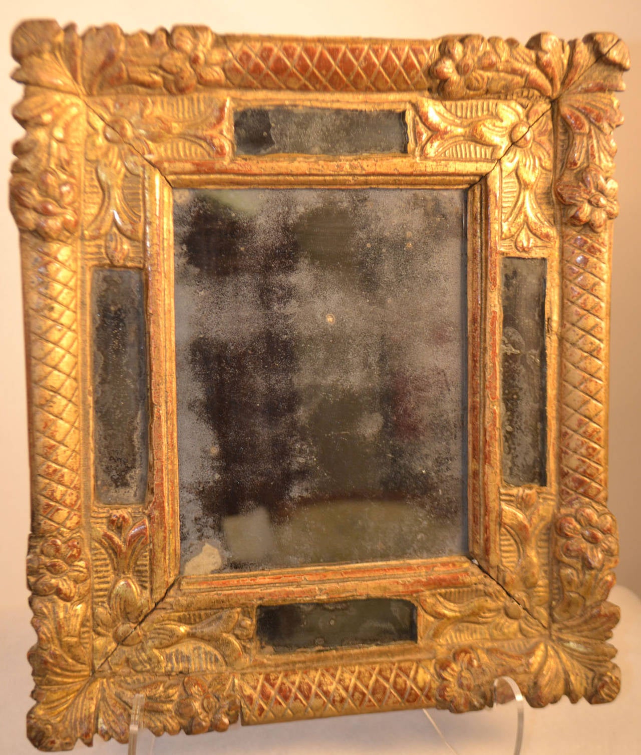 Louis XVI Giltwood Mirror In Good Condition In Vista, CA