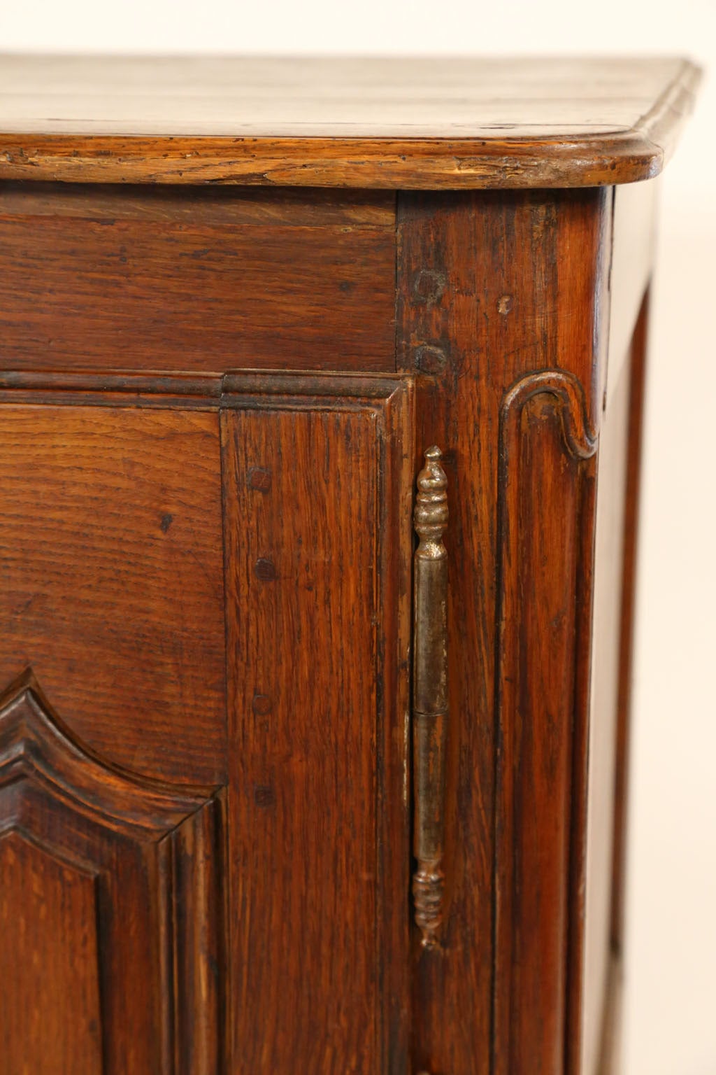 Wood 19th Century Louis XV Oak Buffet For Sale