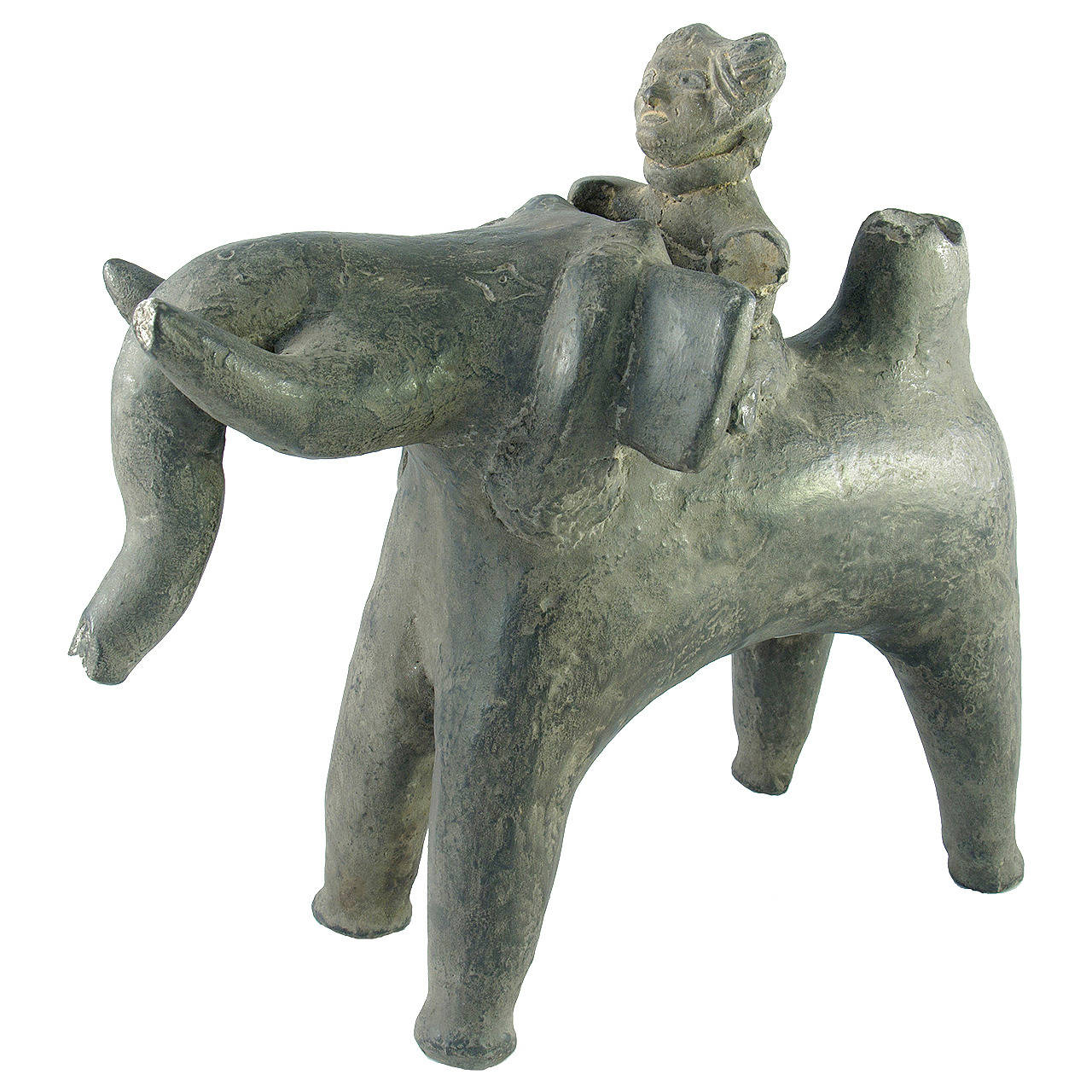 3rd Century B.C. Mauryan Terracotta Elephant For Sale