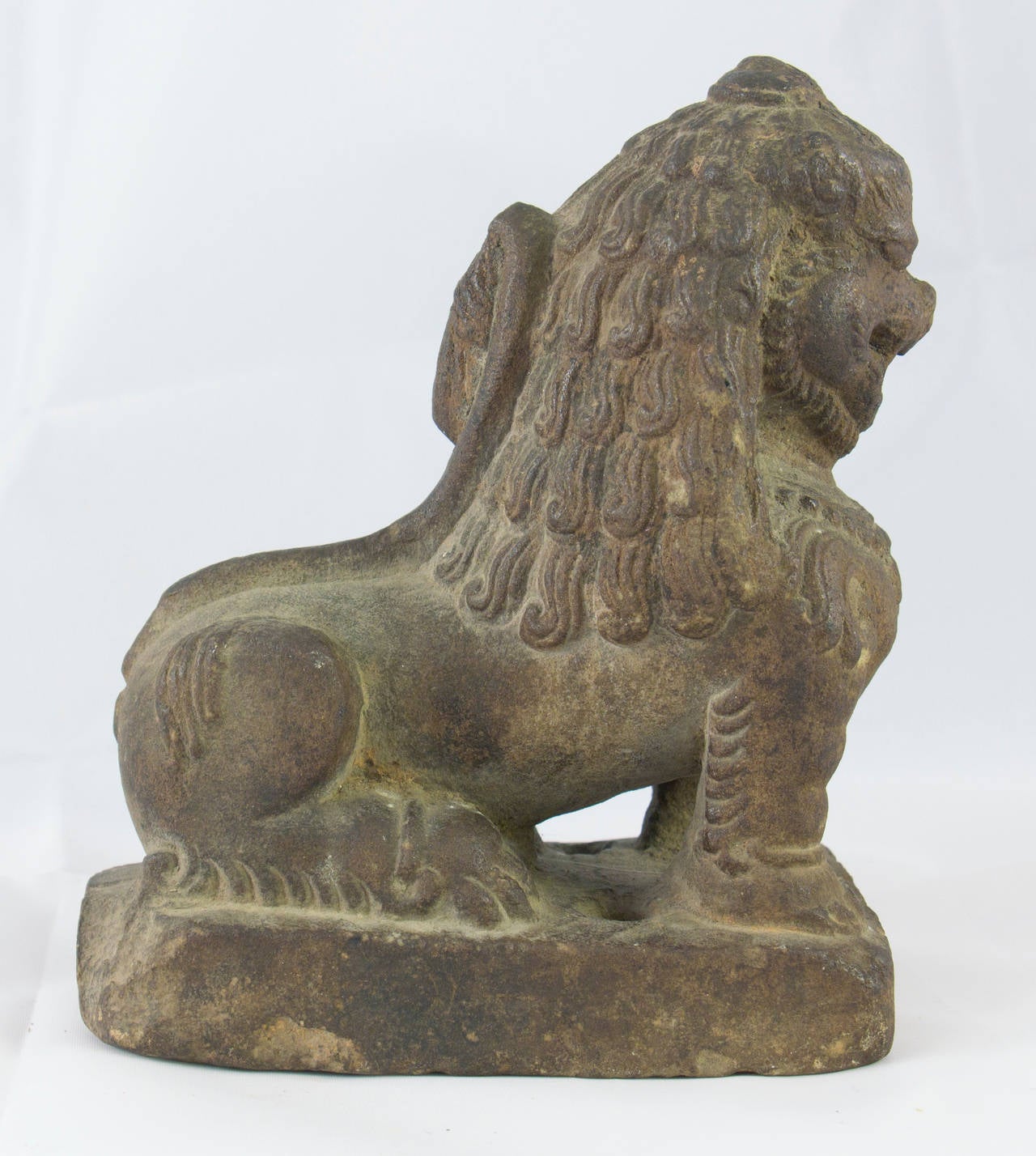 11th century Nepalese lion made of sandstone.