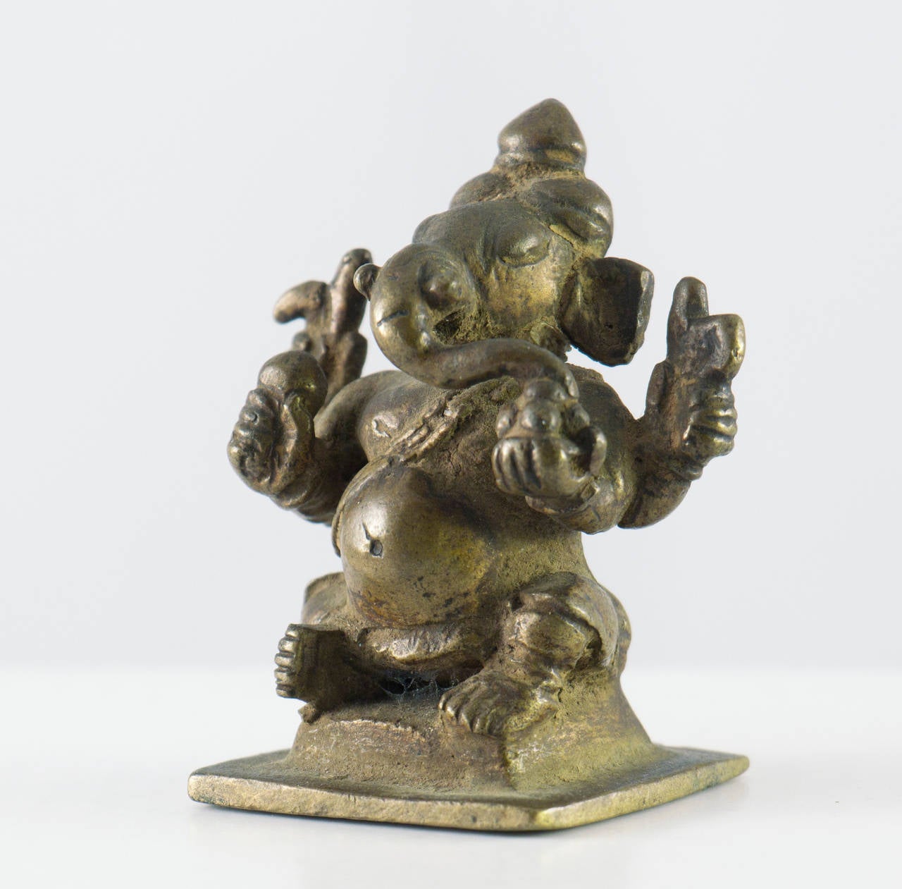 Indian Bronze Ganesh 18th Century or earlier
