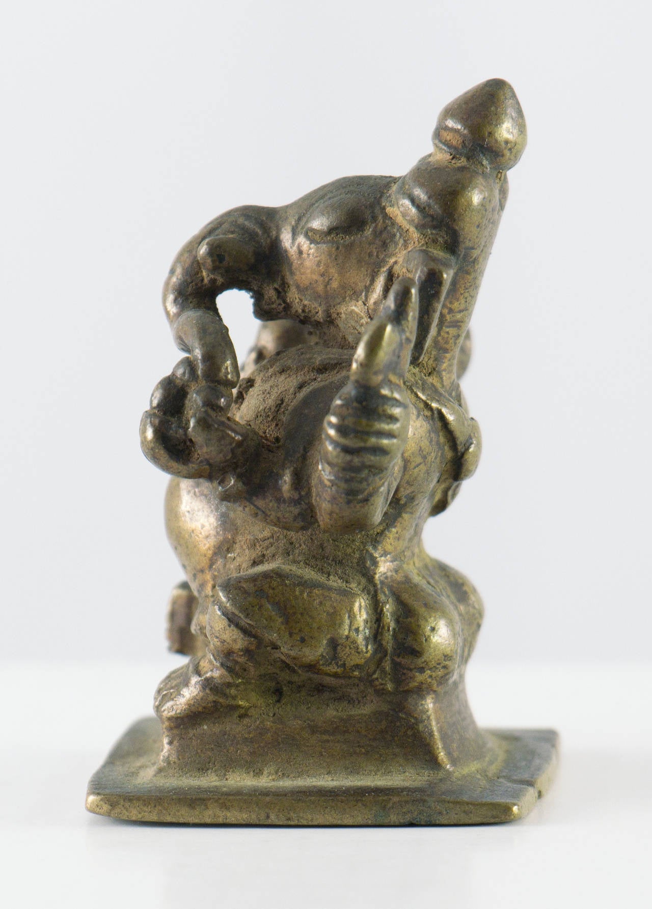 Bronze Ganesh 18th Century or earlier In Excellent Condition In Hudson, NY