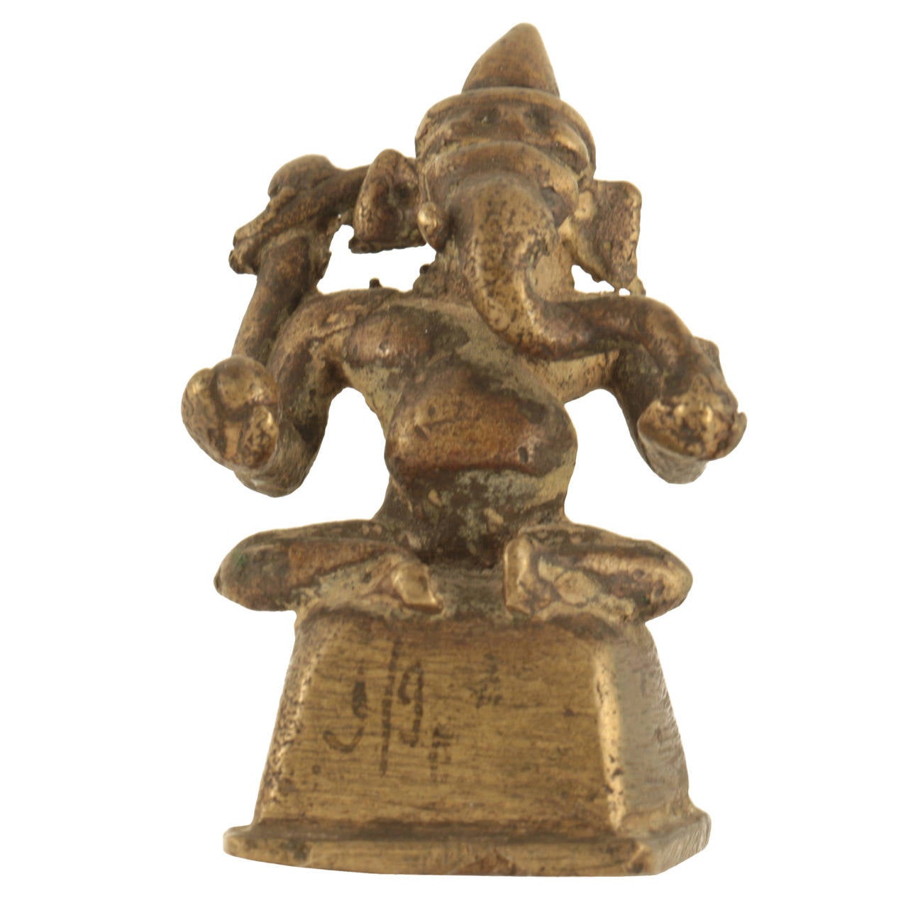 18th Century Bronze Ganesh from India For Sale