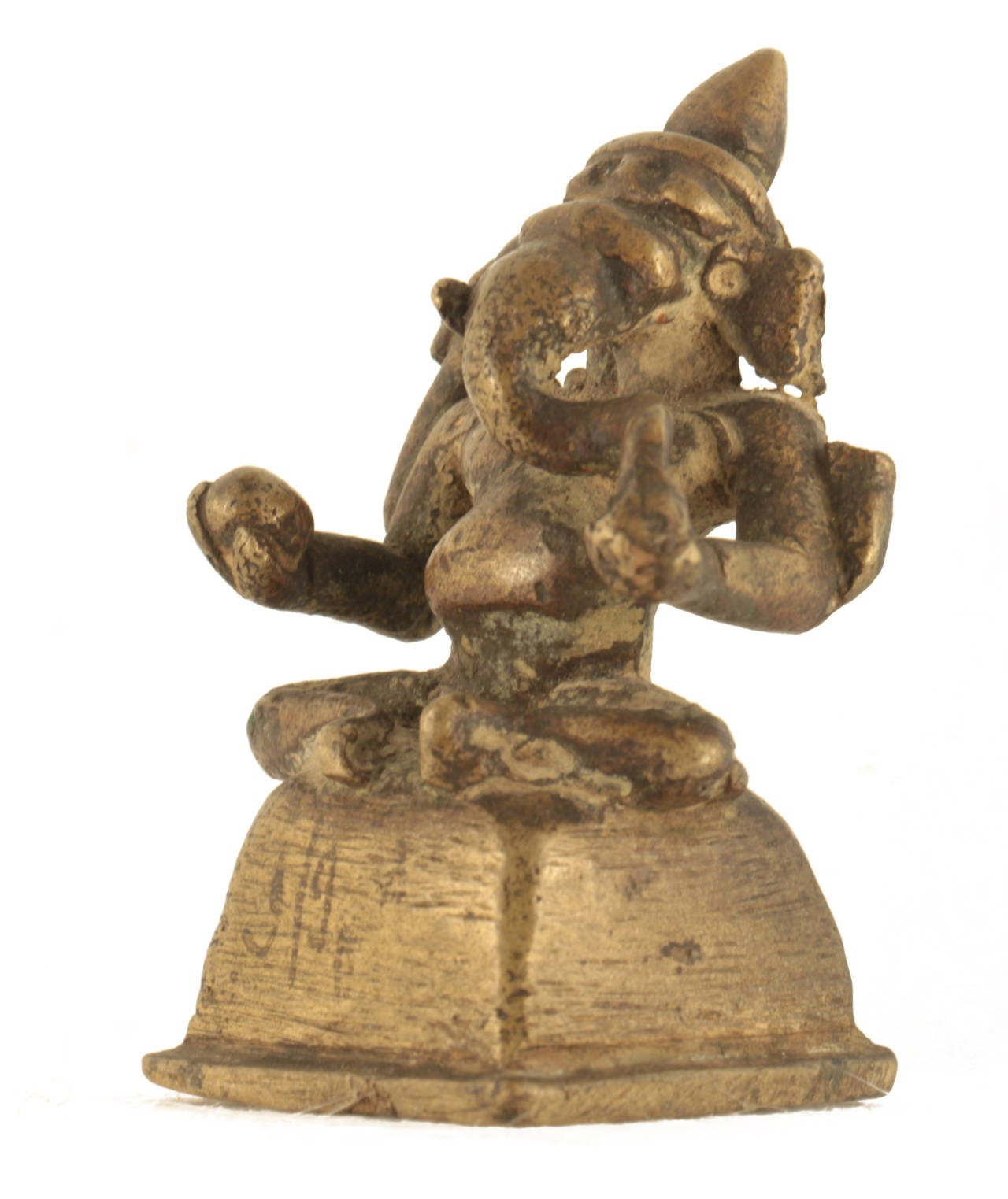 18th century bronze Ganesh from India.