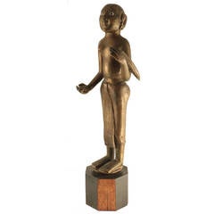 Indian Fertility Goddess, 17th Century Bronze