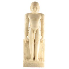 18th Century Marble Statue of a Jain Teacher