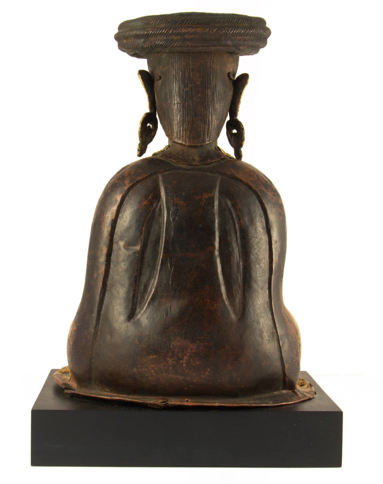 Gilt Copper Tibetan Mystic Lama's Portrait For Sale 5