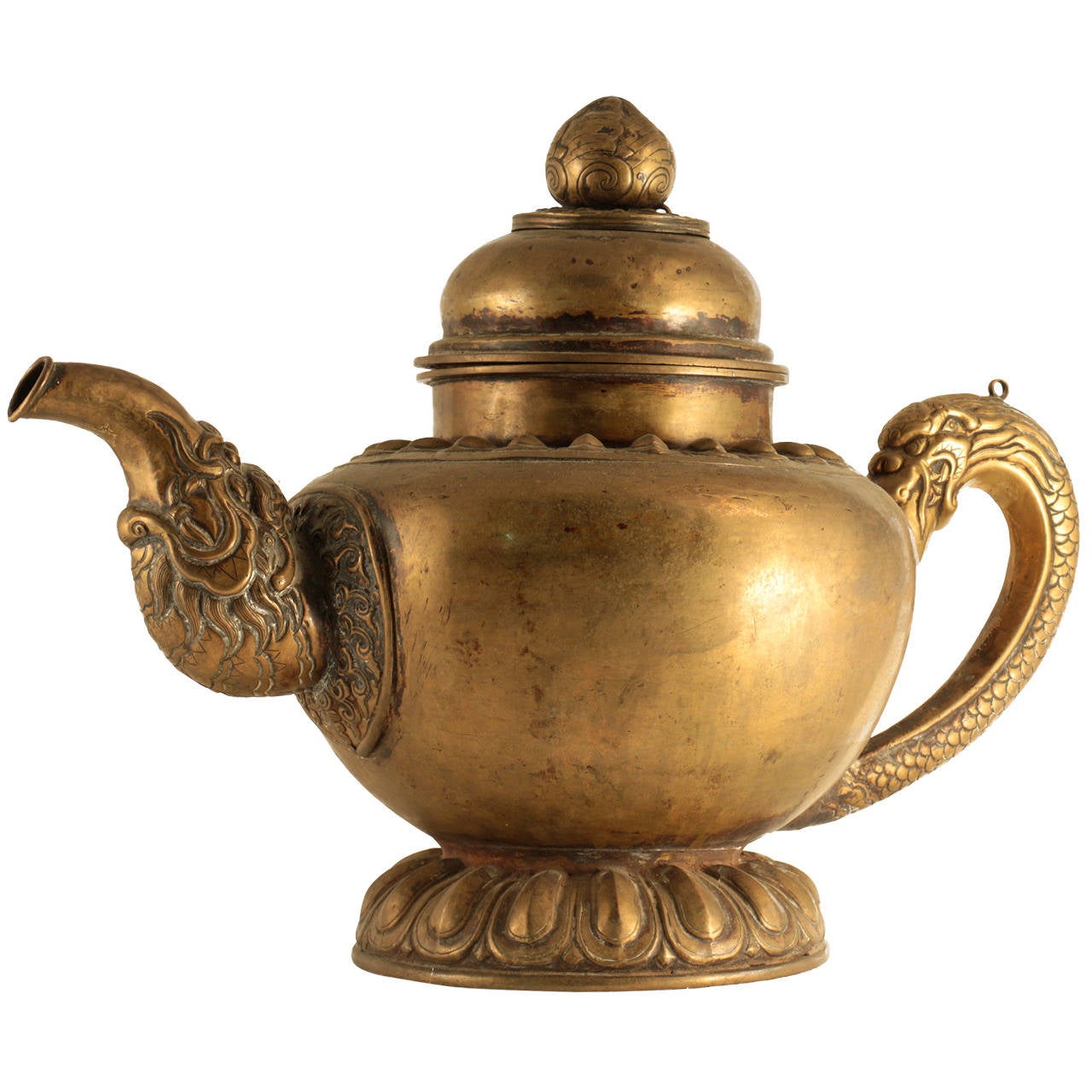 Rare Tibetan Tea Pot For Sale