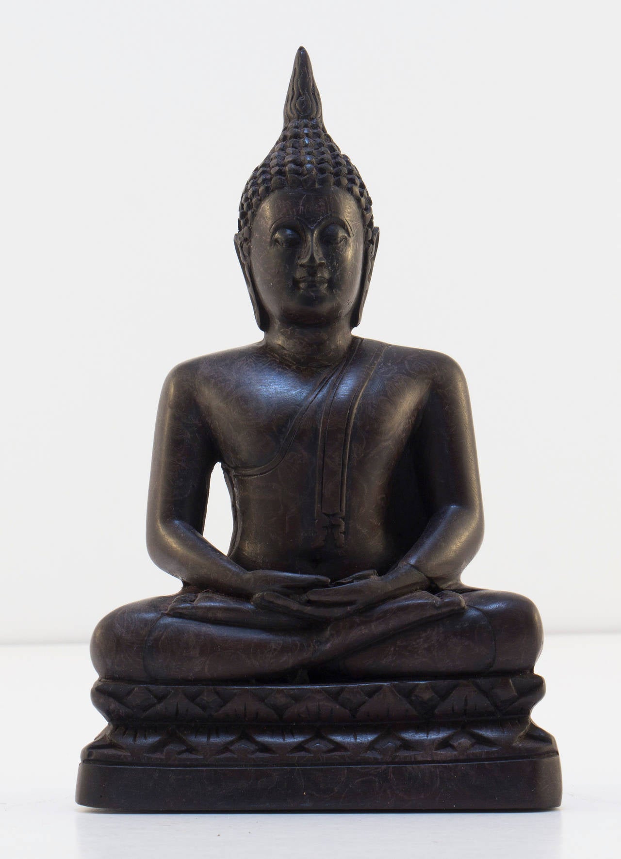 19th Century ebony Buddha statue from Thailand