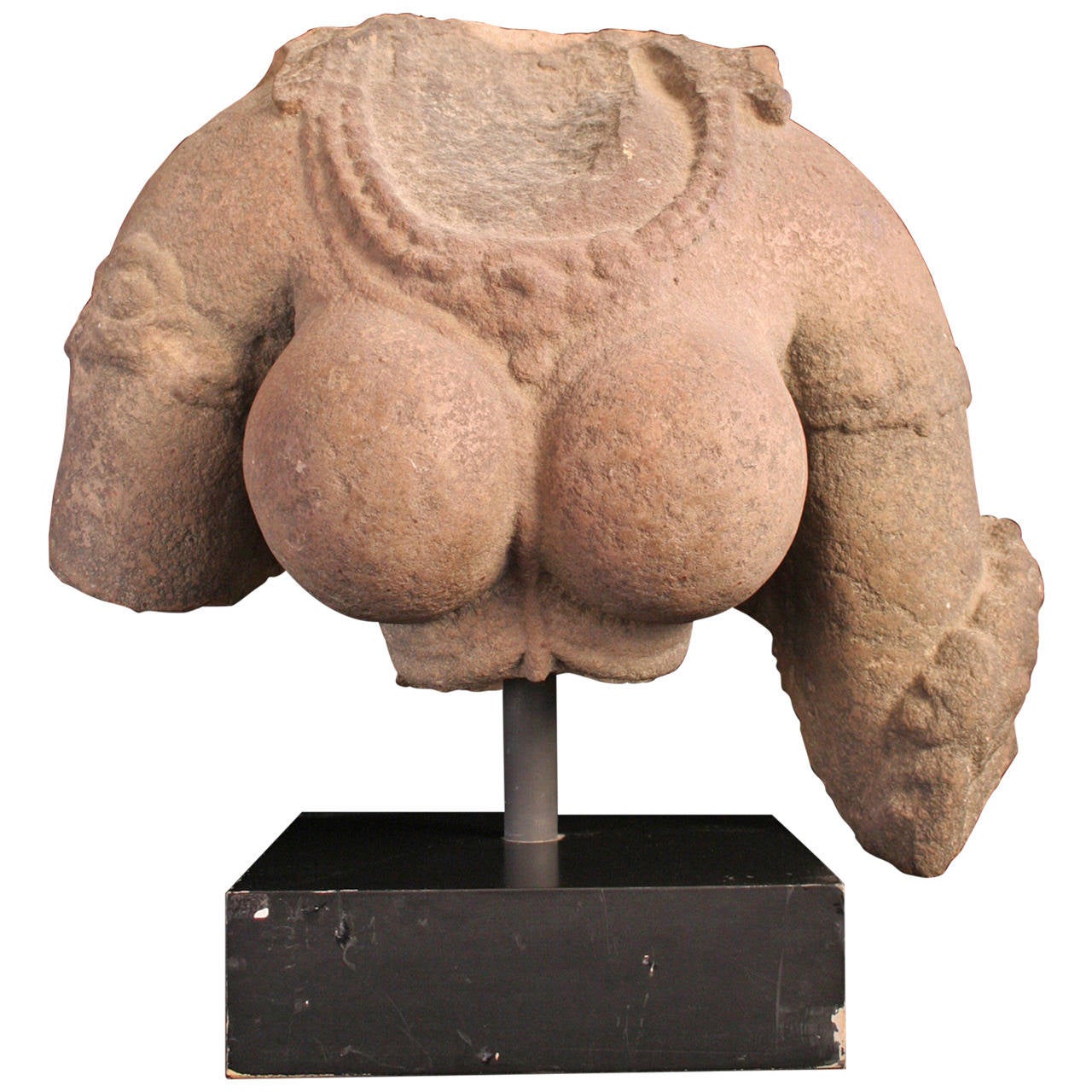 7th Century Bust of the Buddhist Goddess Tara For Sale
