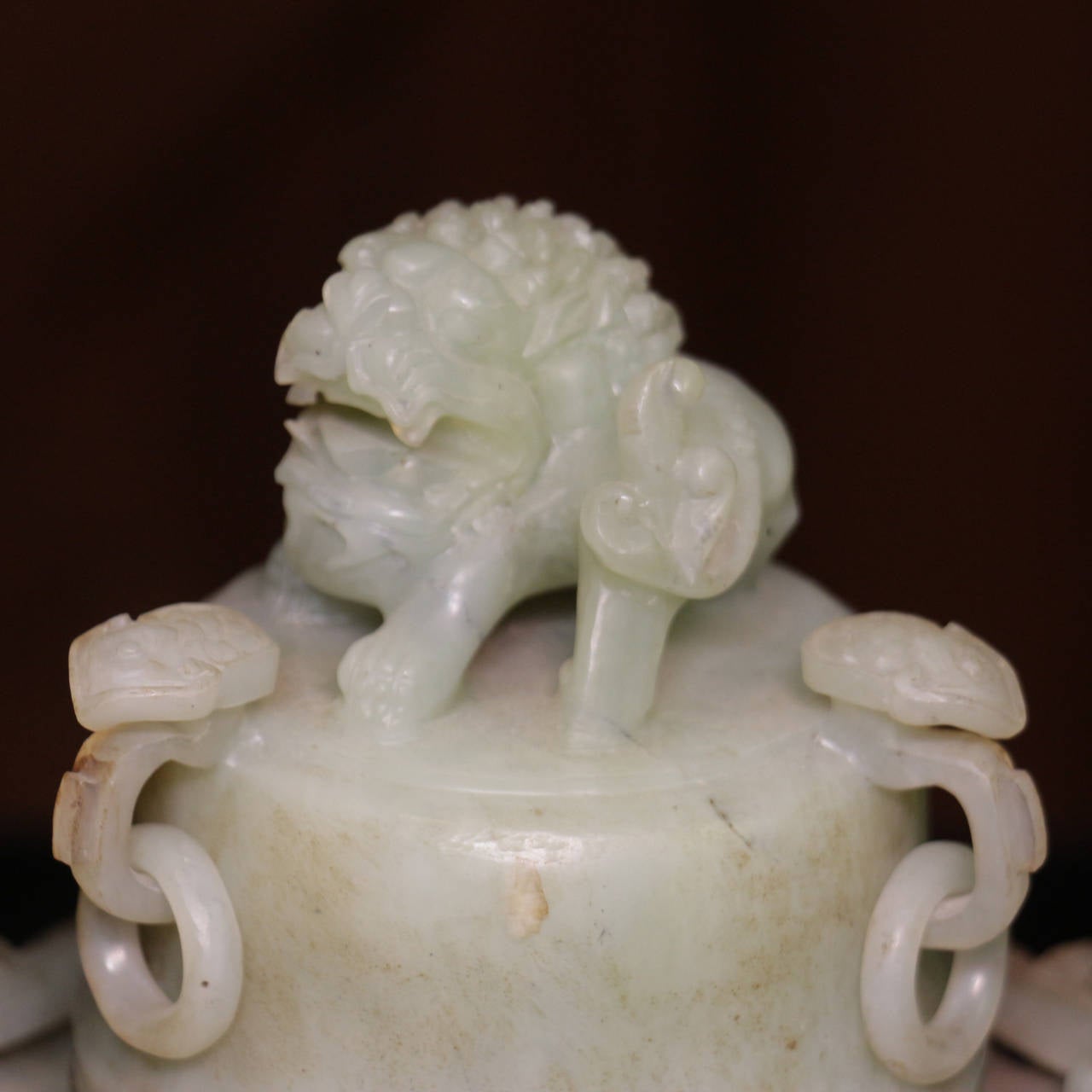 Ching Dynasty Jade Vessel or Censer In Good Condition For Sale In Hudson, NY