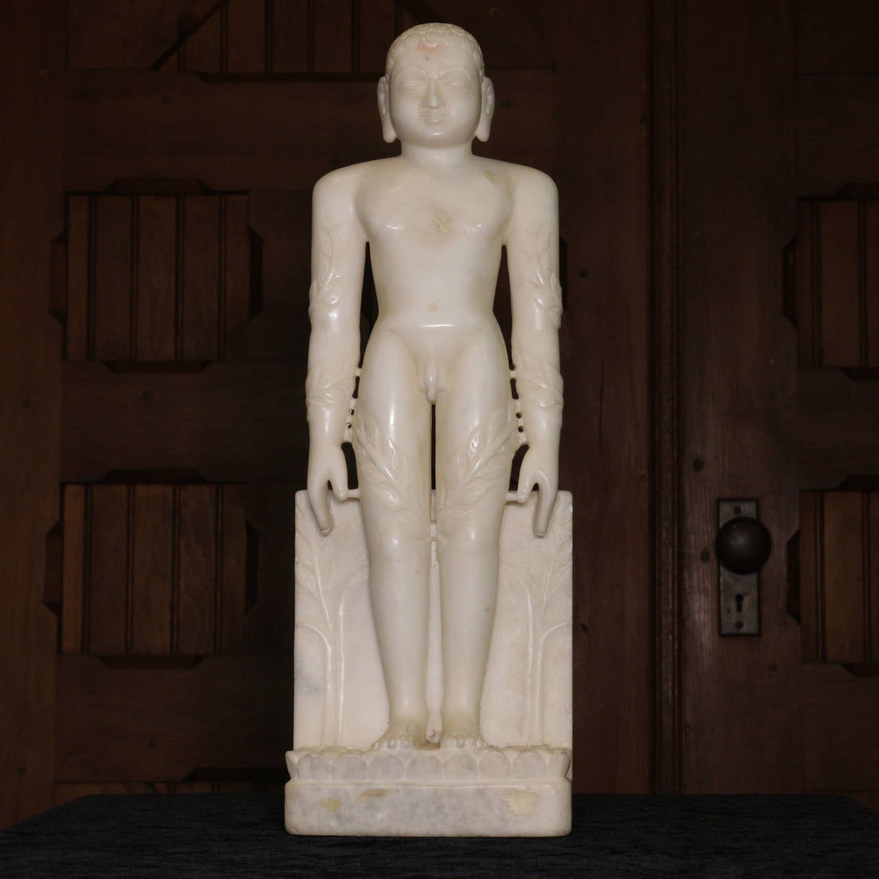 18th Century Marble Statue of a Jain Teacher