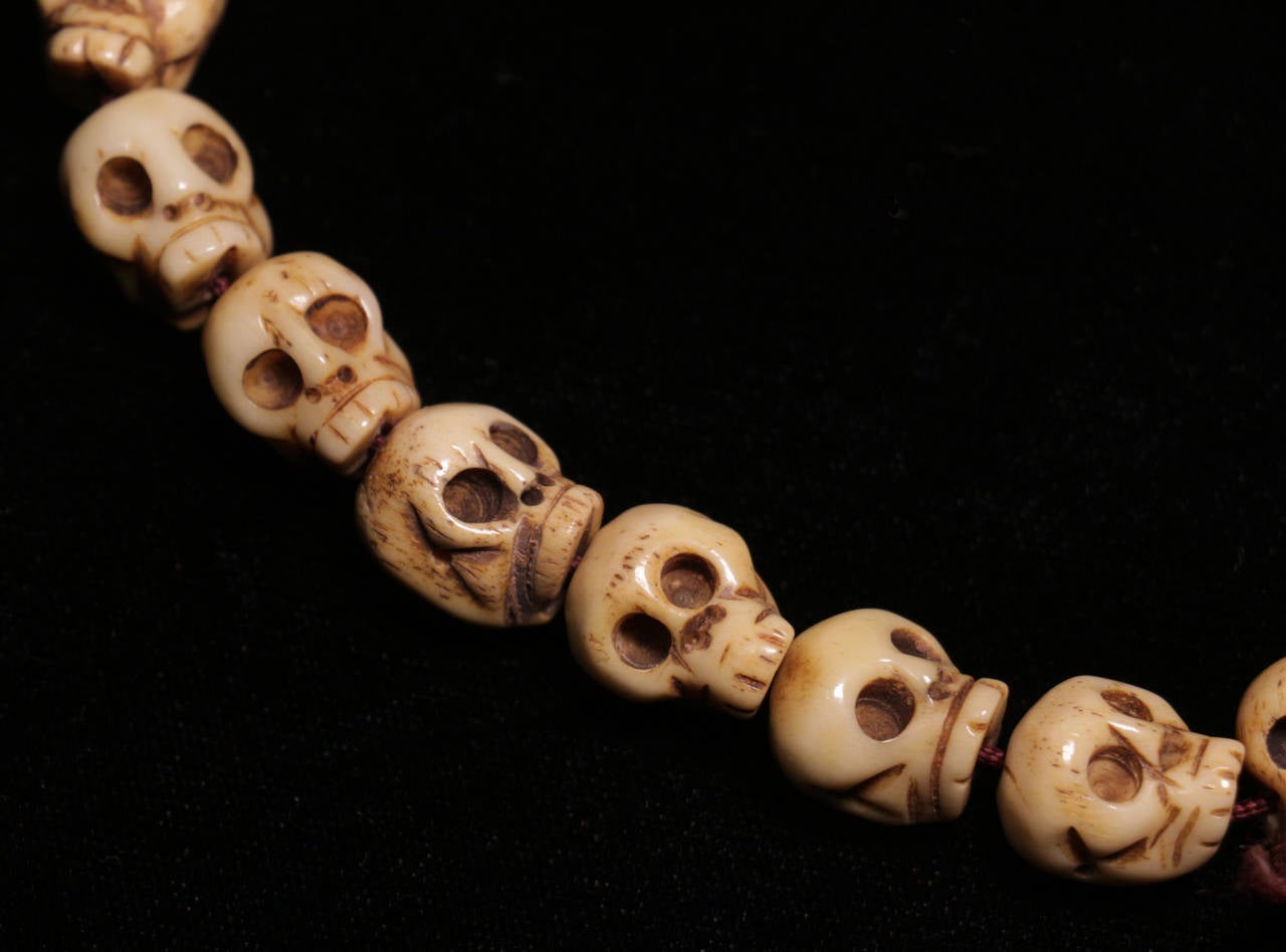 tibetan skull beads
