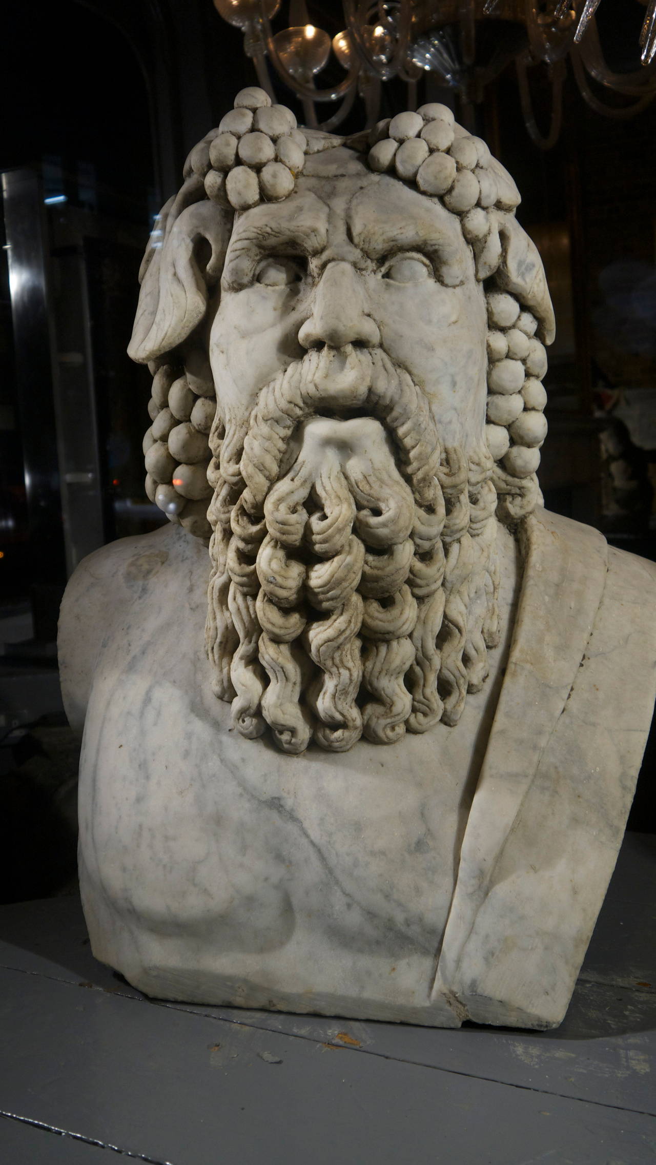 Early 19th Century Marble Bust of Bacchus 3