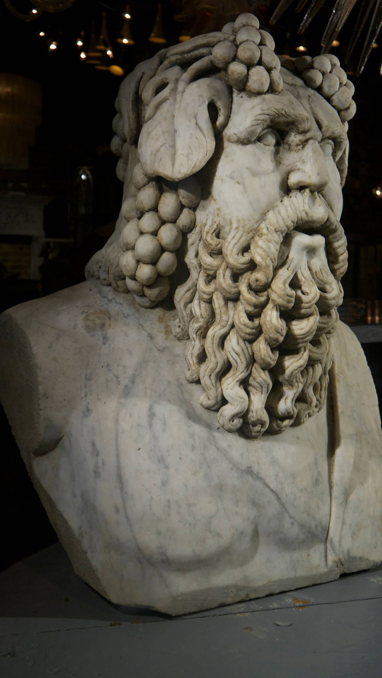 Early 19th Century Marble Bust of Bacchus 1