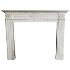 English Regency Chimneypiece in Statuary Marble
