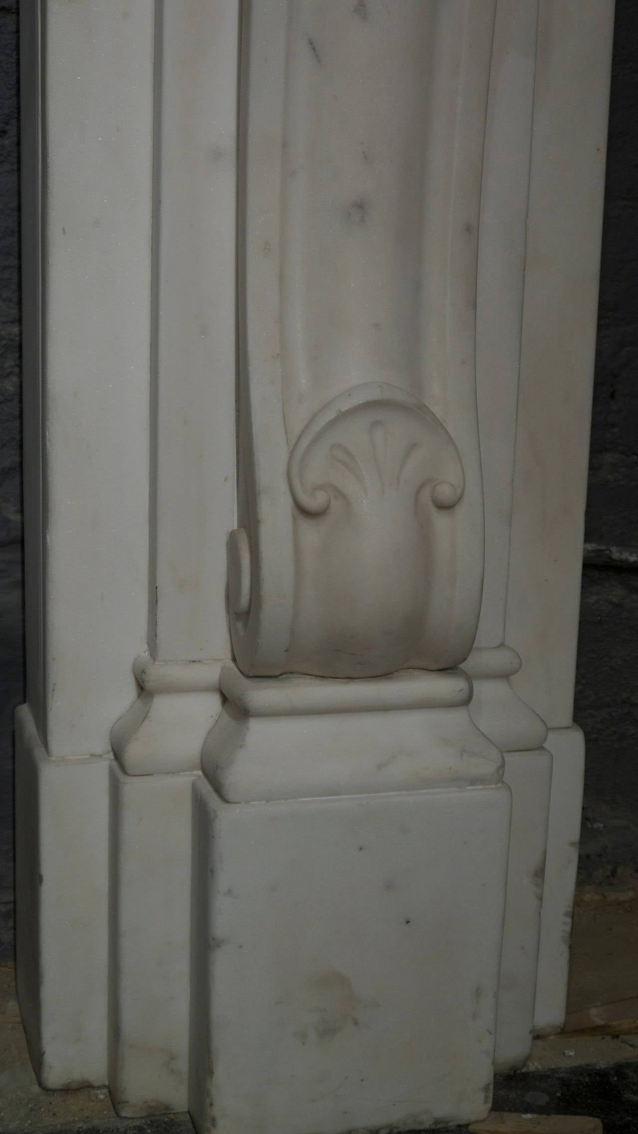 Victorian Statuary White Marble Fireplace Surround 5