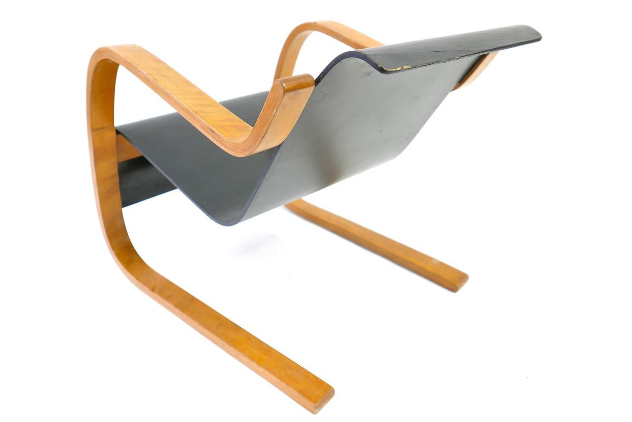 Alvar Aalto Cantilever Lounge Chair, Model 31/42 In Excellent Condition In Brooklyn, NY