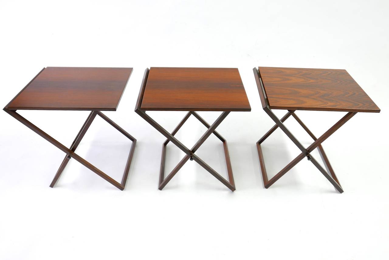 Illum Wikkelsø Drink Table Set by Silkeborg In Excellent Condition In Brooklyn, NY