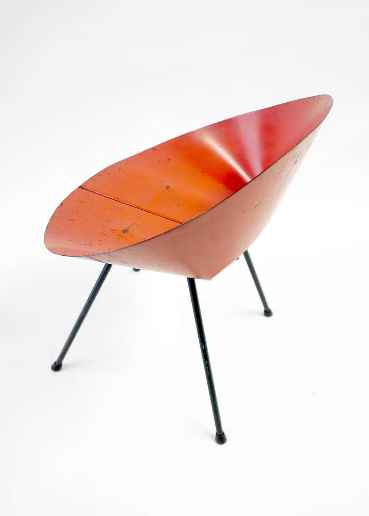 Steel Donald Knorr Chair, Knoll Associates 1948 For Sale