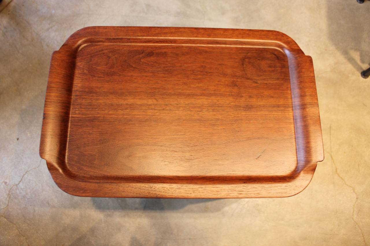 Scandinavian Midcentury Teak Tray Table, circa 1960 4