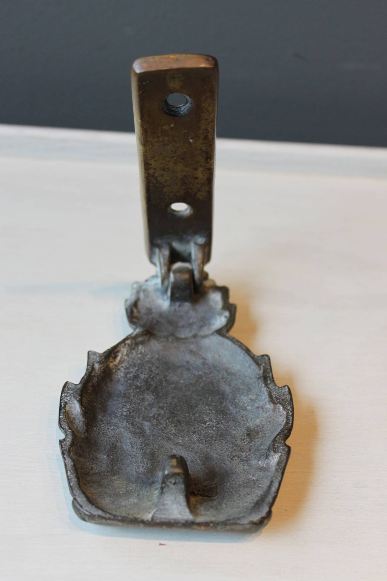pineapple door knocker brass