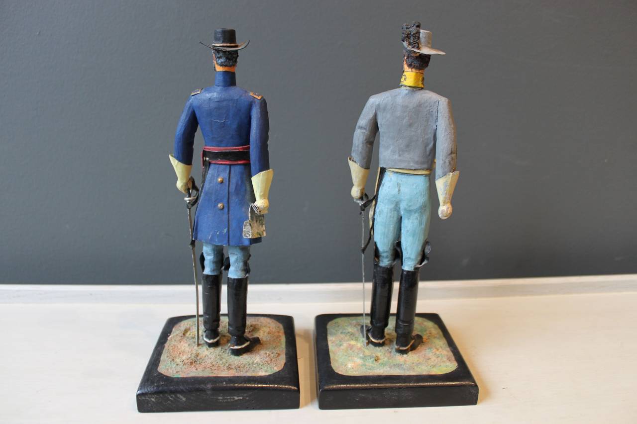 Pair of Soldiers Signed I.H. Arthur, England, 20th Century 1