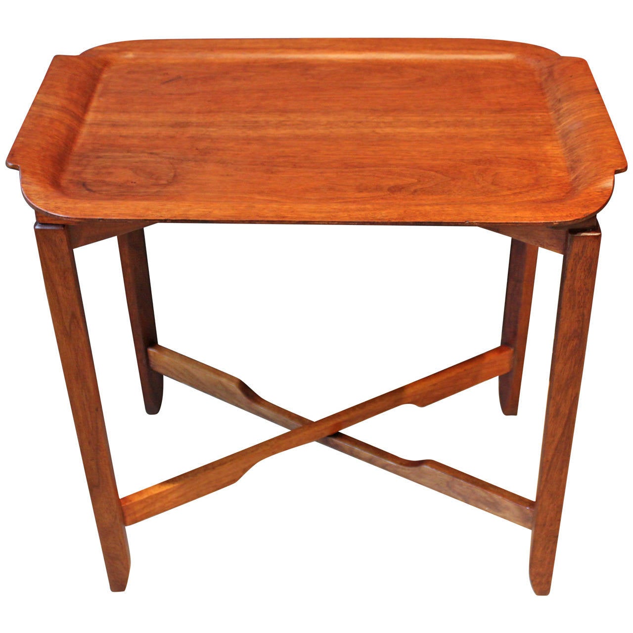Scandinavian Midcentury Teak Tray Table, circa 1960 at 1stdibs